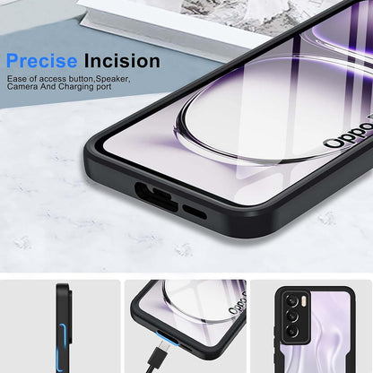 Hülle für Oppo Reno12 Pro, Techsuit, ColorVerse 360, Schwarz