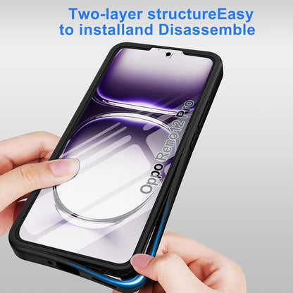 Hülle für Oppo Reno12 Pro, Techsuit, ColorVerse 360, Schwarz
