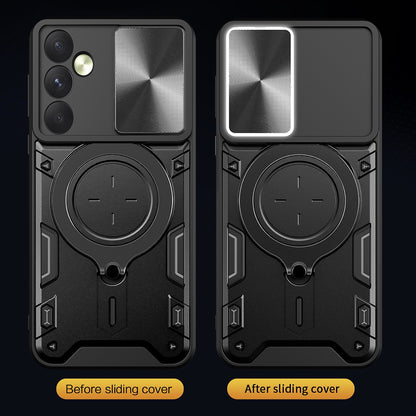 Hülle für Oppo Reno12, Techsuit, CamGuard Pro, Lila