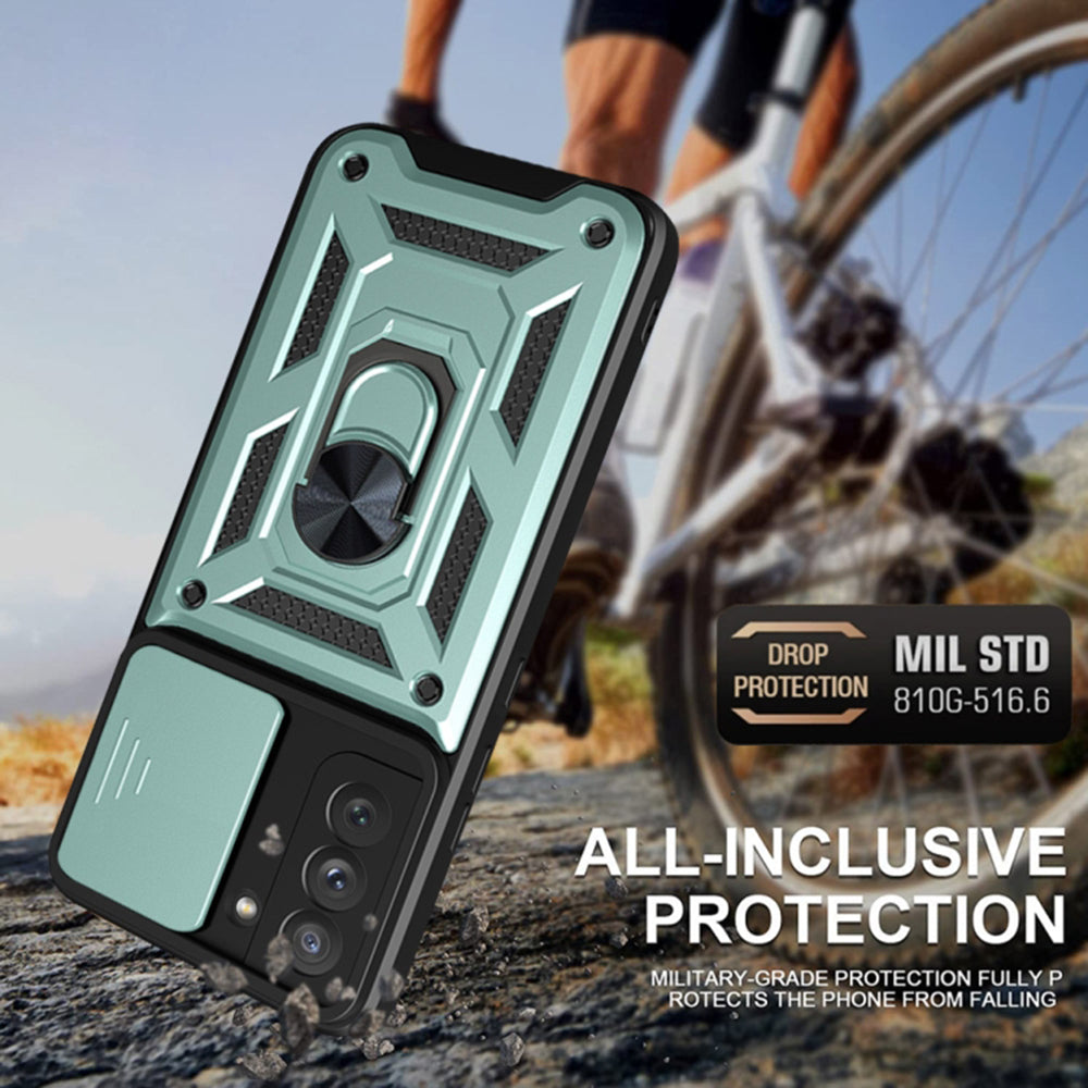 Hülle für Oppo Reno12, Techsuit, CamShield, Schwarz
