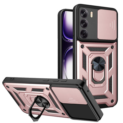Hülle für Oppo Reno12, Techsuit, CamShield, Rosa