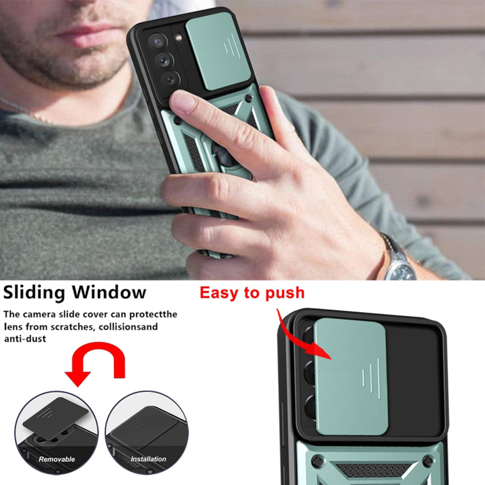 Hülle für Oppo Reno12, Techsuit, CamShield, Rosa