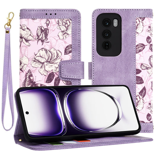 Coque pour Oppo Reno12, Techsuit, FlipCraft, Violet