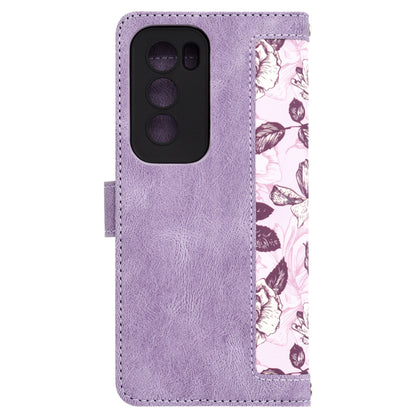Hülle für Oppo Reno12, Techsuit, FlipCraft, Lila