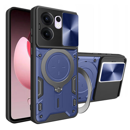 Coque pour Oppo Reno13 FS 5G / Reno13 F 4G / Reno13 F, Techsuit, CamGuard Pro, Bleue
