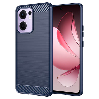 Hülle für Oppo Reno13 FS 5G / Reno13 F 4G / Reno13 F, Techsuit, Carbon, Blau