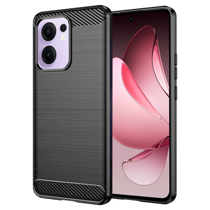 Coque pour Oppo Reno13 FS 5G / Reno13 F 4G / Reno13 F, Techsuit, Carbone, Noire