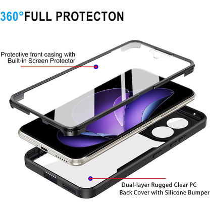 Case for Oppo Reno13 FS 5G / Reno13 F 4G / Reno13 F, Techsuit, ColorVerse 360, Blue