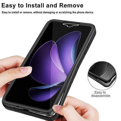 Hülle für Oppo Reno13 FS 5G / Reno13 F 4G / Reno13 F, Techsuit, ColorVerse 360, Lila