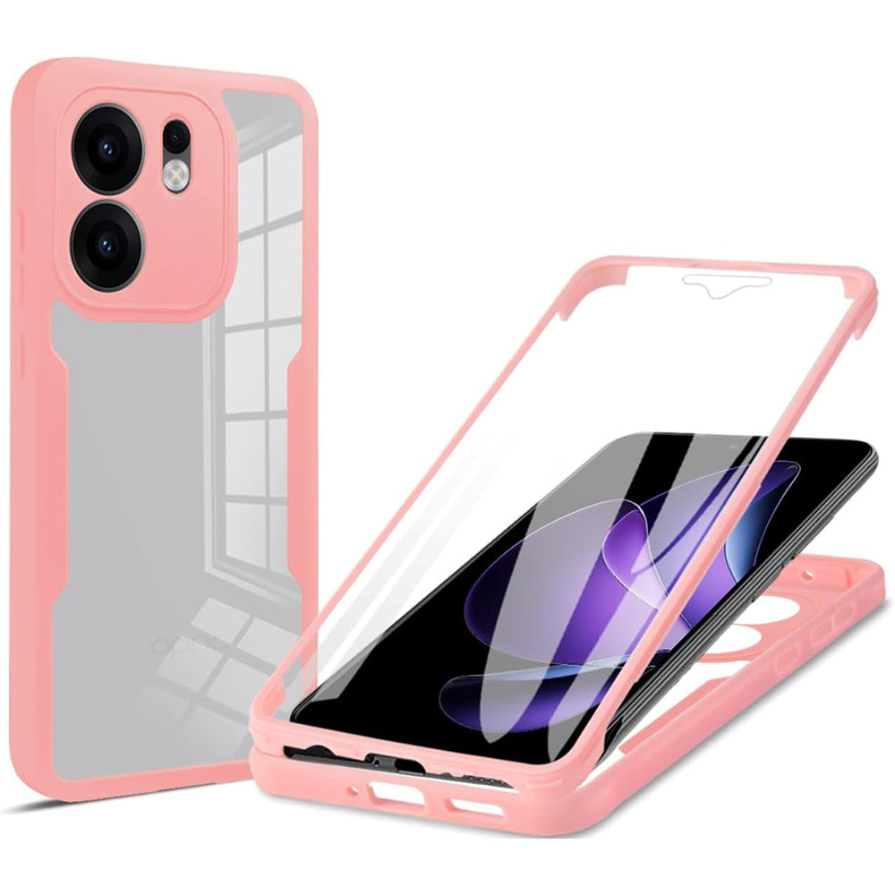 Hülle für Oppo Reno13 FS 5G / Reno13 F 4G / Reno13 F, Techsuit, ColorVerse 360, Rosa