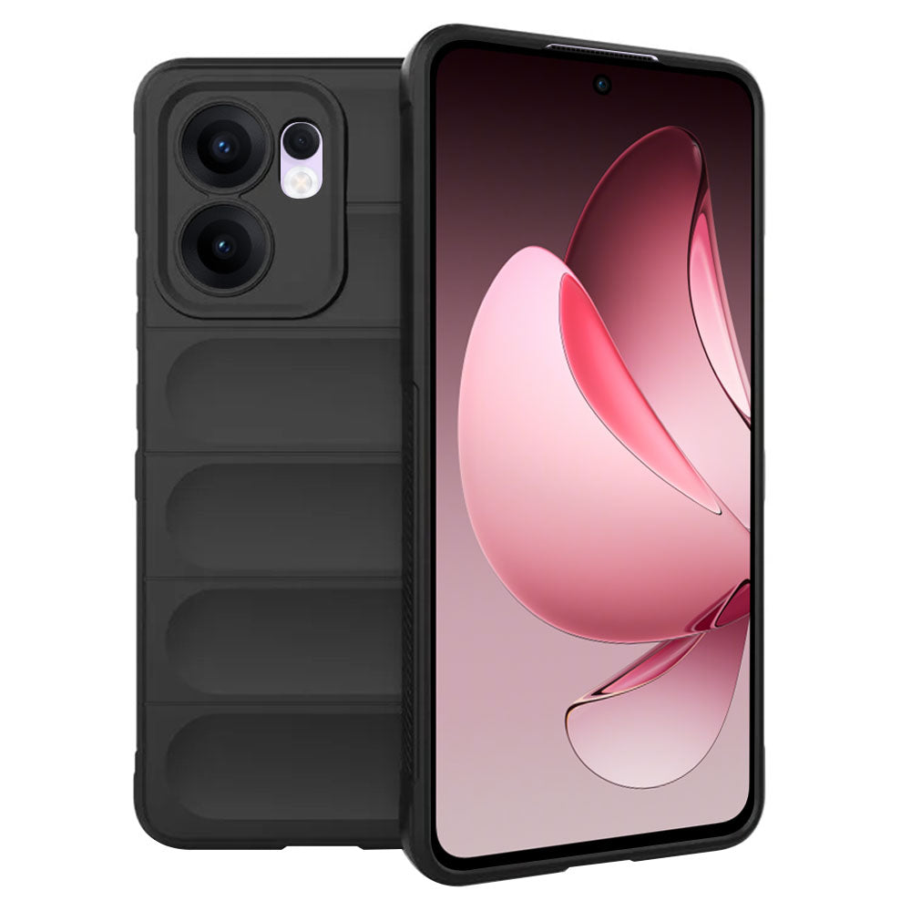 Hülle für Oppo Reno13 FS 5G / Reno13 F 4G / Reno13 F, Techsuit, Magic Shield, Schwarz