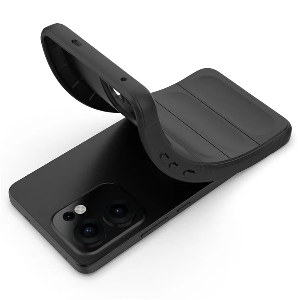 Hülle für Oppo Reno13 FS 5G / Reno13 F 4G / Reno13 F, Techsuit, Magic Shield, Schwarz