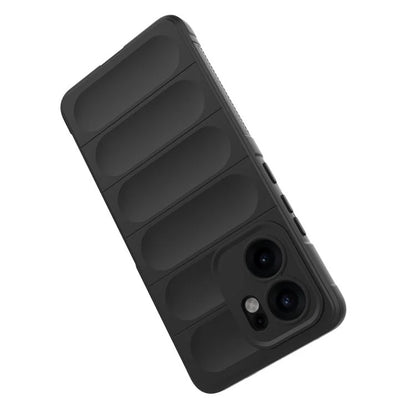 Hülle für Oppo Reno13 FS 5G / Reno13 F 4G / Reno13 F, Techsuit, Magic Shield, Schwarz