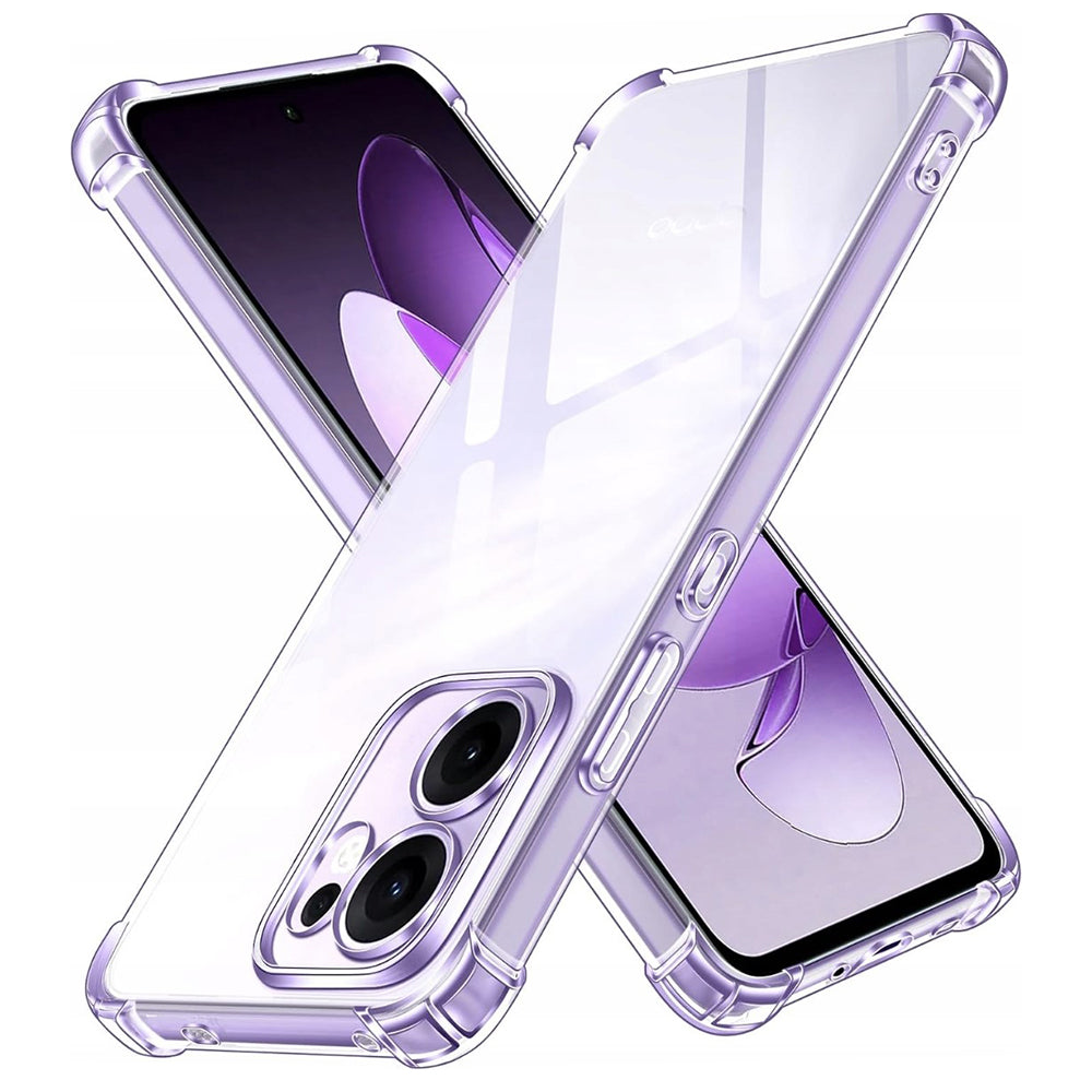 Hülle für Oppo Reno13 FS 5G / Reno13 F 4G / Reno13 F, Techsuit, stoßfest klar, transparent