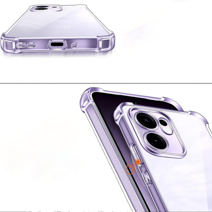 Hülle für Oppo Reno13 FS 5G / Reno13 F 4G / Reno13 F, Techsuit, stoßfest klar, transparent