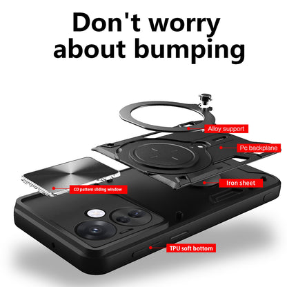 Hülle für Oppo Reno13 Pro, Techsuit, CamGuard Pro, Rot