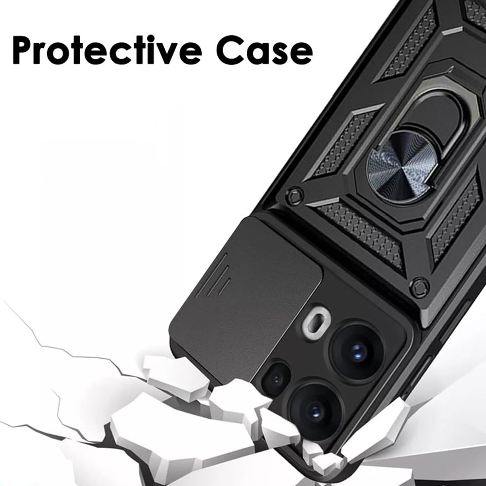 Coque pour Oppo Reno13 Pro, Techsuit, CamShield, Rose