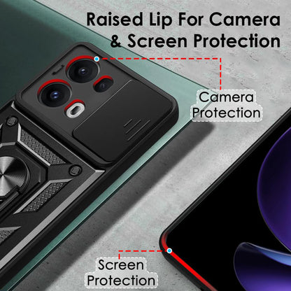 Coque pour Oppo Reno13 Pro, Techsuit, CamShield, Rose