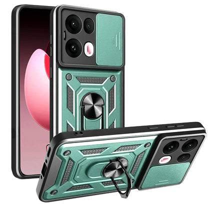 Coque pour Oppo Reno13 Pro, Techsuit, CamShield, Vert