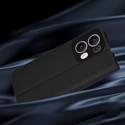 Coque pour Oppo Reno13 Pro, Techsuit, Magskin Book, Noire