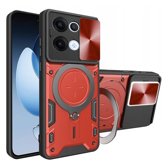 Hülle für Oppo Reno13, Techsuit, CamGuard Pro, Rot