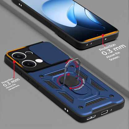 Hülle für Oppo Reno13, Techsuit, CamShield, Rosa