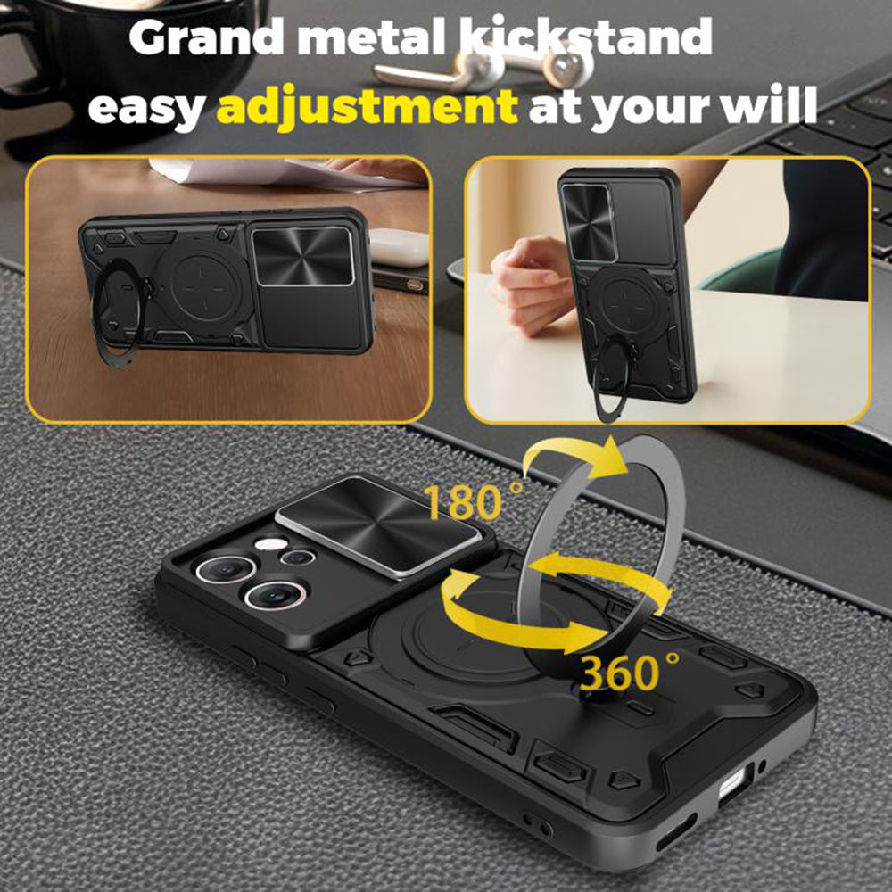 Coque pour Oppo Reno14 FS 5G / Reno14 F, Techsuit, CamGuard Pro, Violet