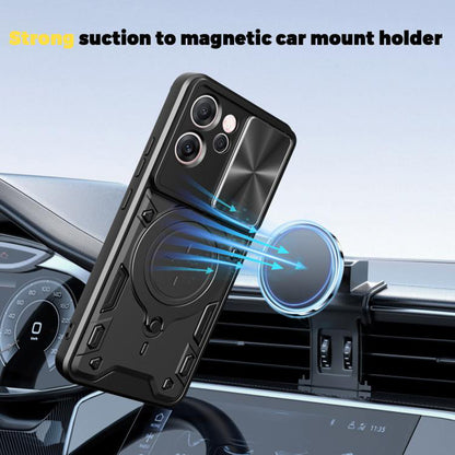Coque pour Oppo Reno14 FS 5G / Reno14 F, Techsuit, CamGuard Pro, Noire