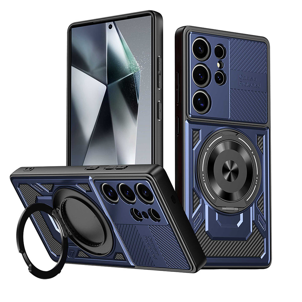 Hülle für Oppo Reno14 FS 5G / Reno14 F, Techsuit, RuggedCam, Blau