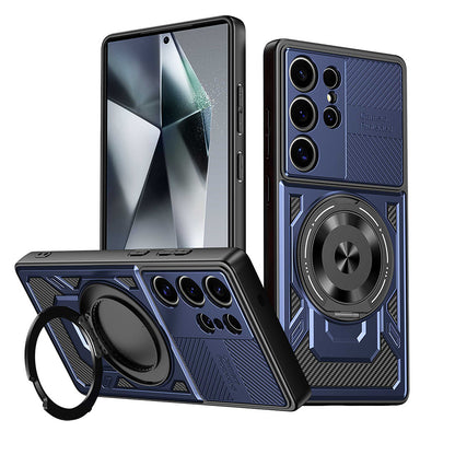 Hülle für Oppo Reno14 FS 5G / Reno14 F, Techsuit, RuggedCam, Blau