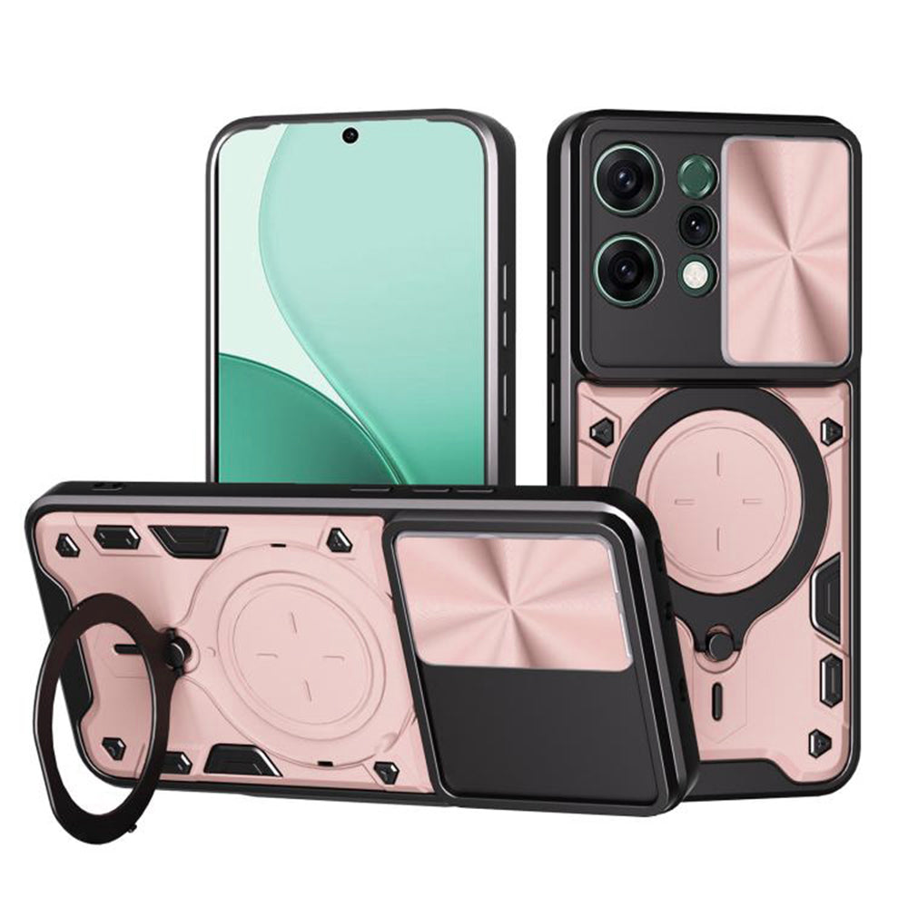 Hülle für Oppo Reno14, Techsuit, CamGuard Pro, Rosa