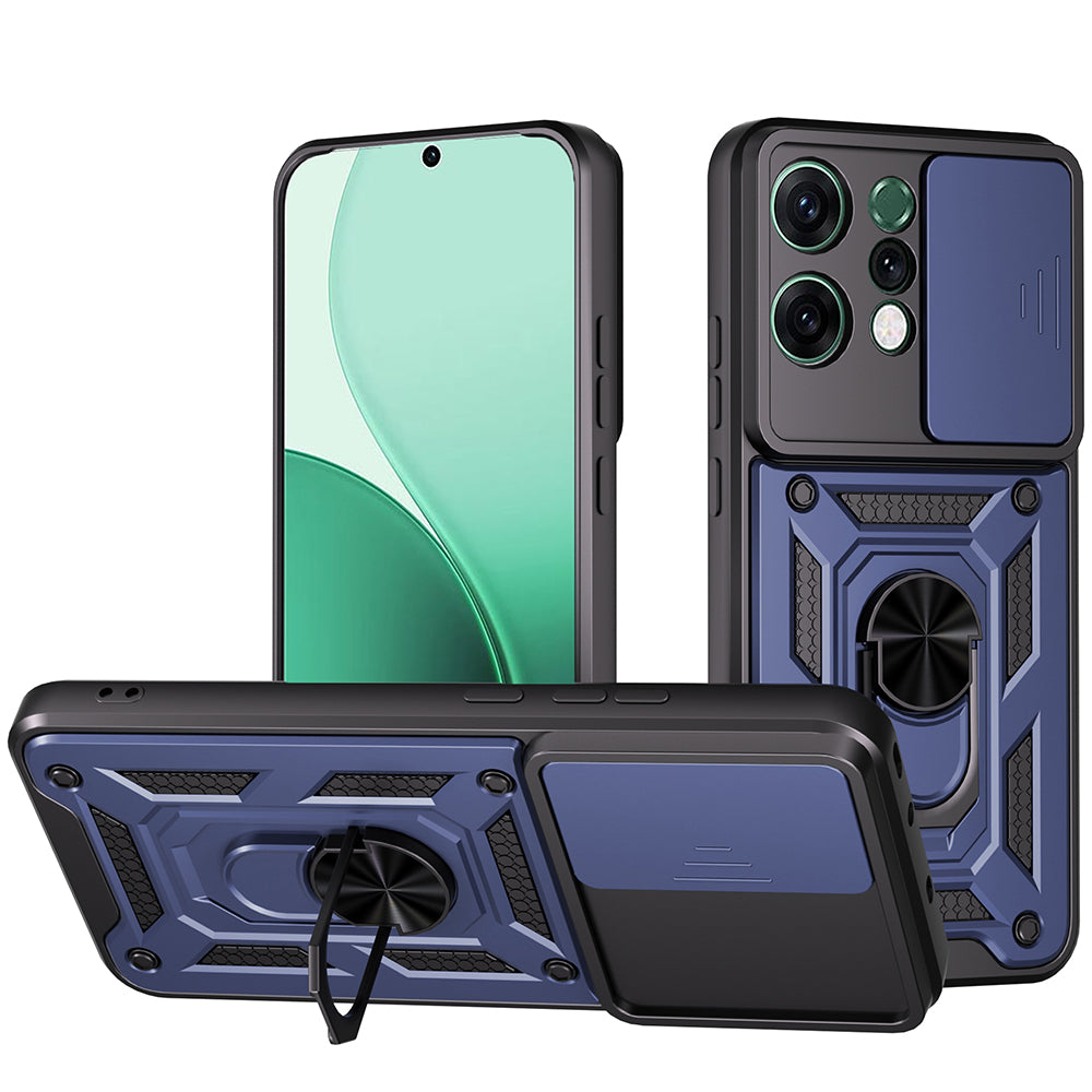 Étui pour Oppo Reno14, Techsuit, CamShield, Bleu