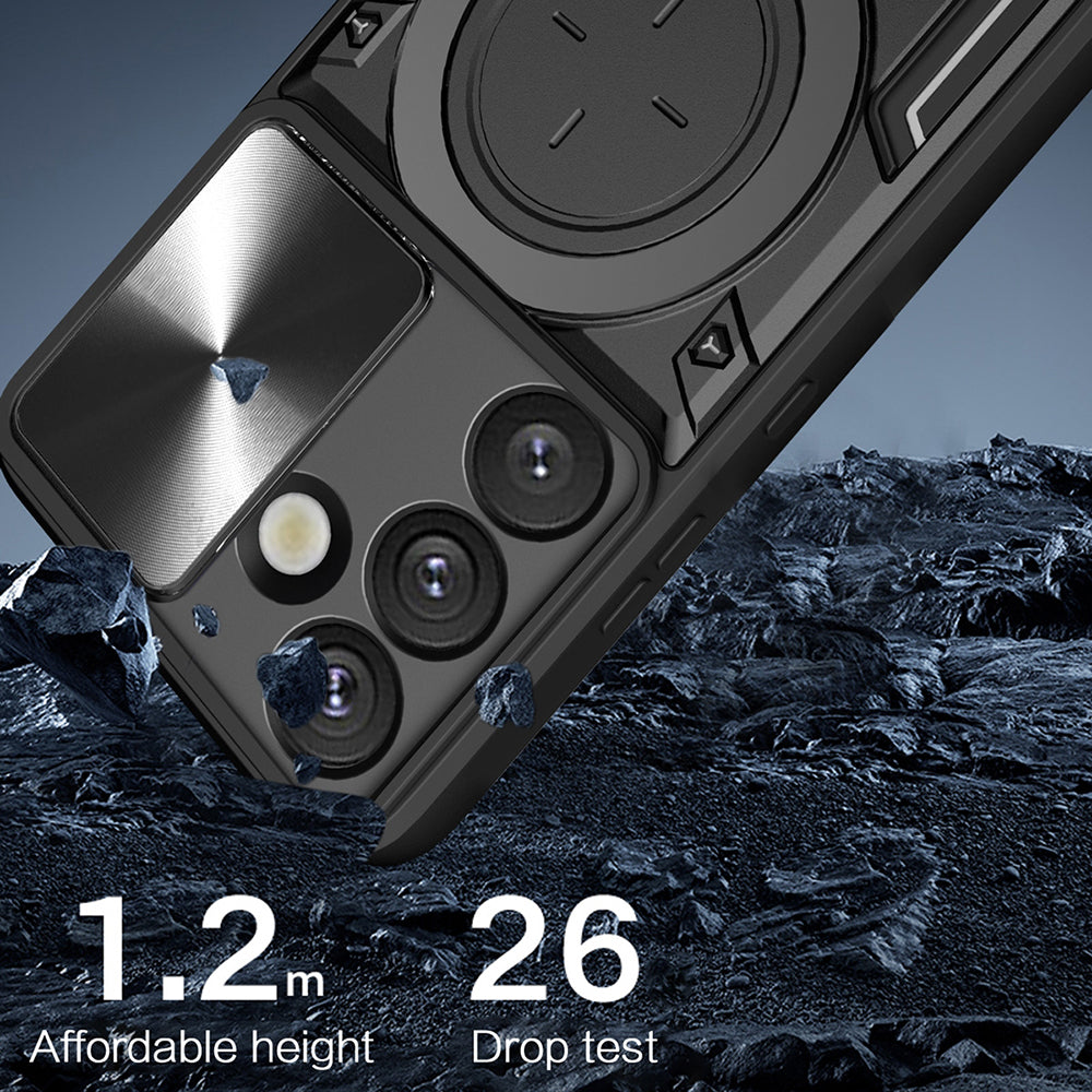 Étui pour Oppo Reno15 FS / Reno15 F, Techsuit, CamGuard Pro, Bleu