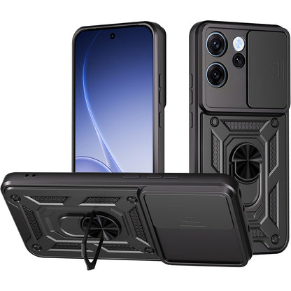 Étui pour Oppo Reno15 FS / Reno15 F, Techsuit, CamShield, Noir