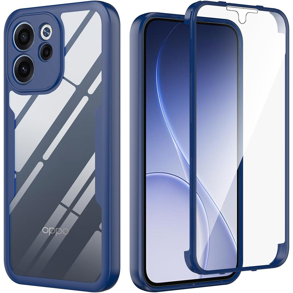 Étui pour Oppo Reno15 FS / Reno15 F, Techsuit, ColorVerse 360, Bleu