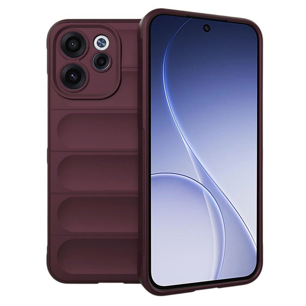 Coque pour Oppo Reno15 FS / Reno15 F, Techsuit, Magic Shield, Bordeaux