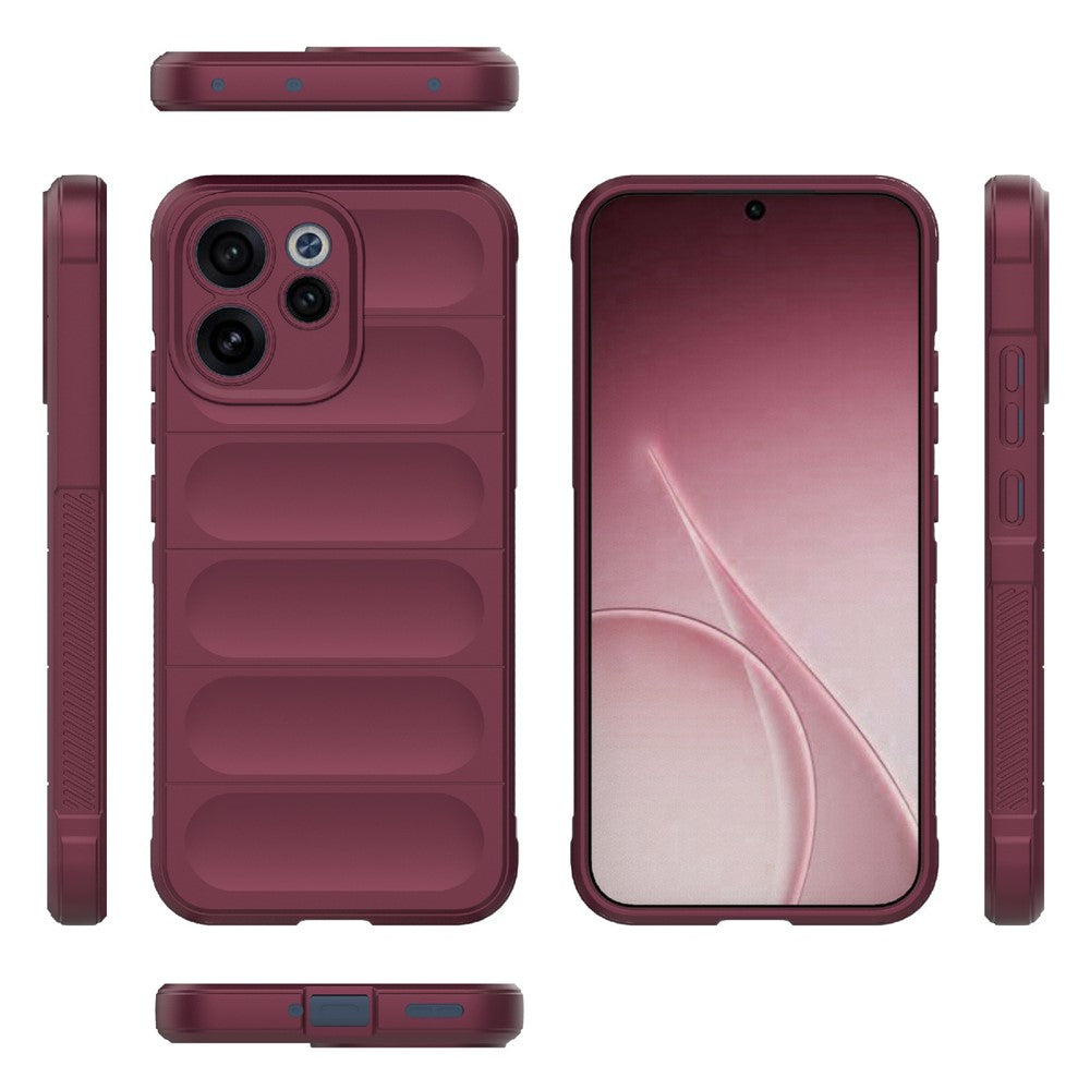 Coque pour Oppo Reno15 FS / Reno15 F, Techsuit, Magic Shield, Bordeaux