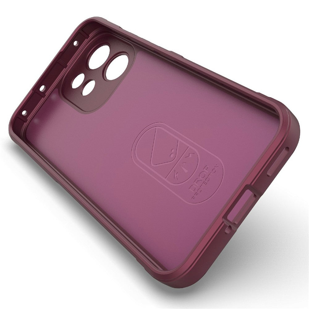 Coque pour Oppo Reno15 FS / Reno15 F, Techsuit, Magic Shield, Bordeaux
