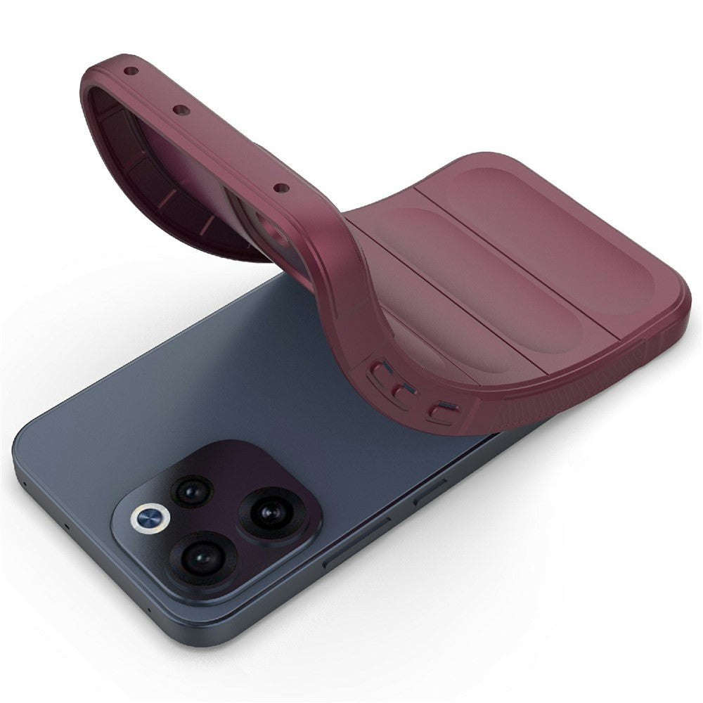 Coque pour Oppo Reno15 FS / Reno15 F, Techsuit, Magic Shield, Bordeaux