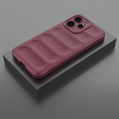 Coque pour Oppo Reno15 FS / Reno15 F, Techsuit, Magic Shield, Bordeaux