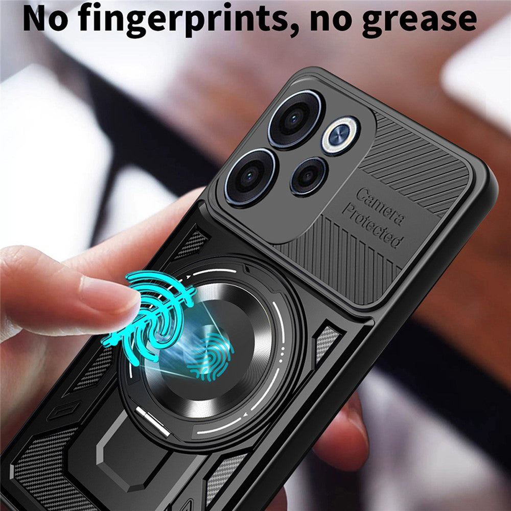 Hülle für Oppo Reno15 FS / Reno15 F, Techsuit, RuggedCam, Grau
