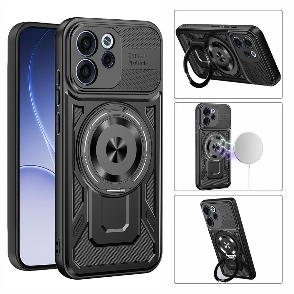 Hülle für Oppo Reno15 FS / Reno15 F, Techsuit, RuggedCam, Lila