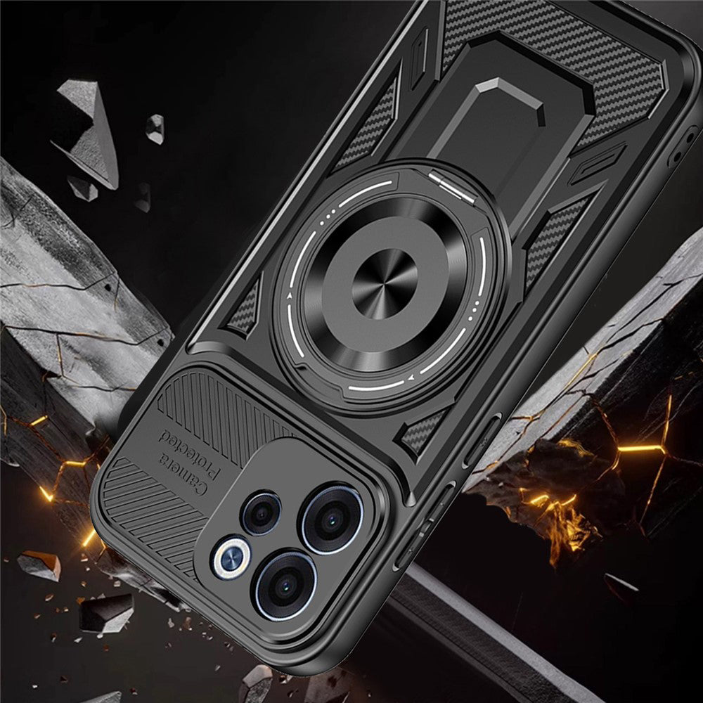 Hülle für Oppo Reno15 FS / Reno15 F, Techsuit, RuggedCam, Lila