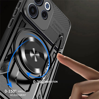 Hülle für Oppo Reno15 FS / Reno15 F, Techsuit, RuggedCam, Lila