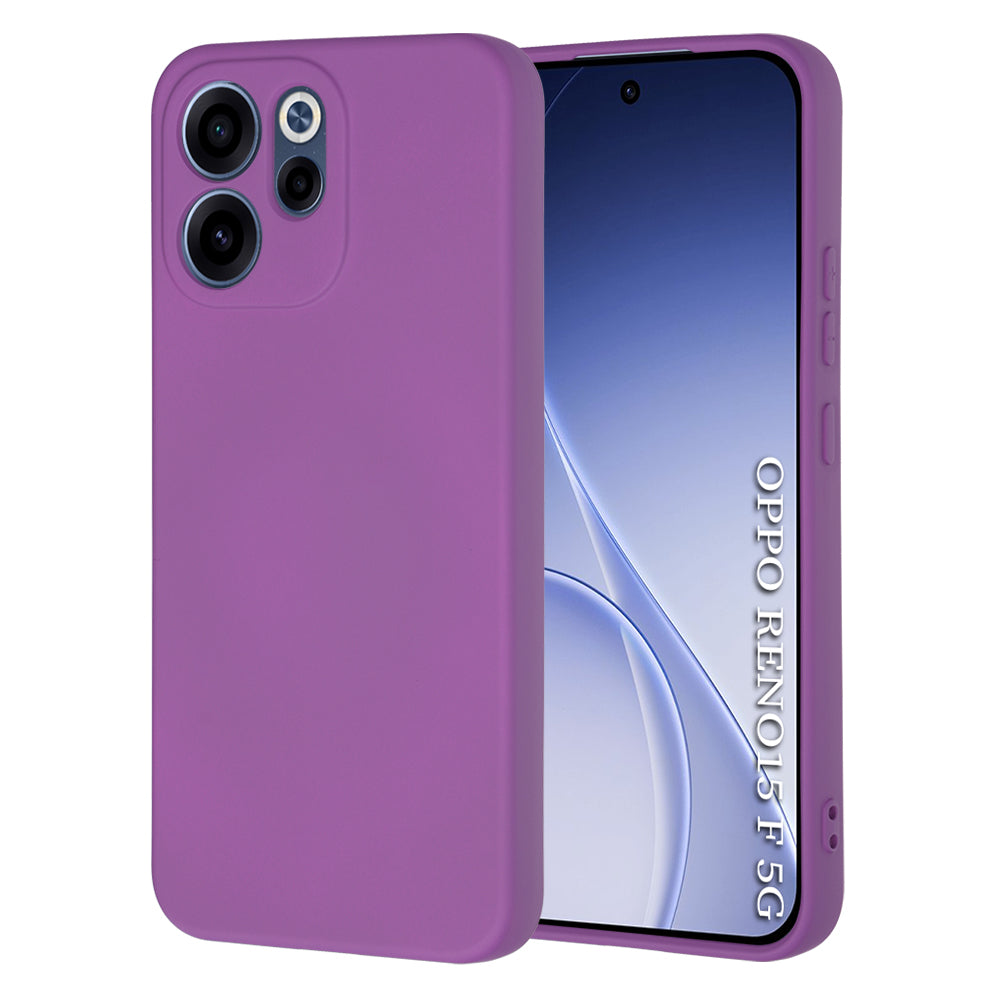 Coque pour Oppo Reno15 FS / Reno15 F, Techsuit, SoftFlex, Violet