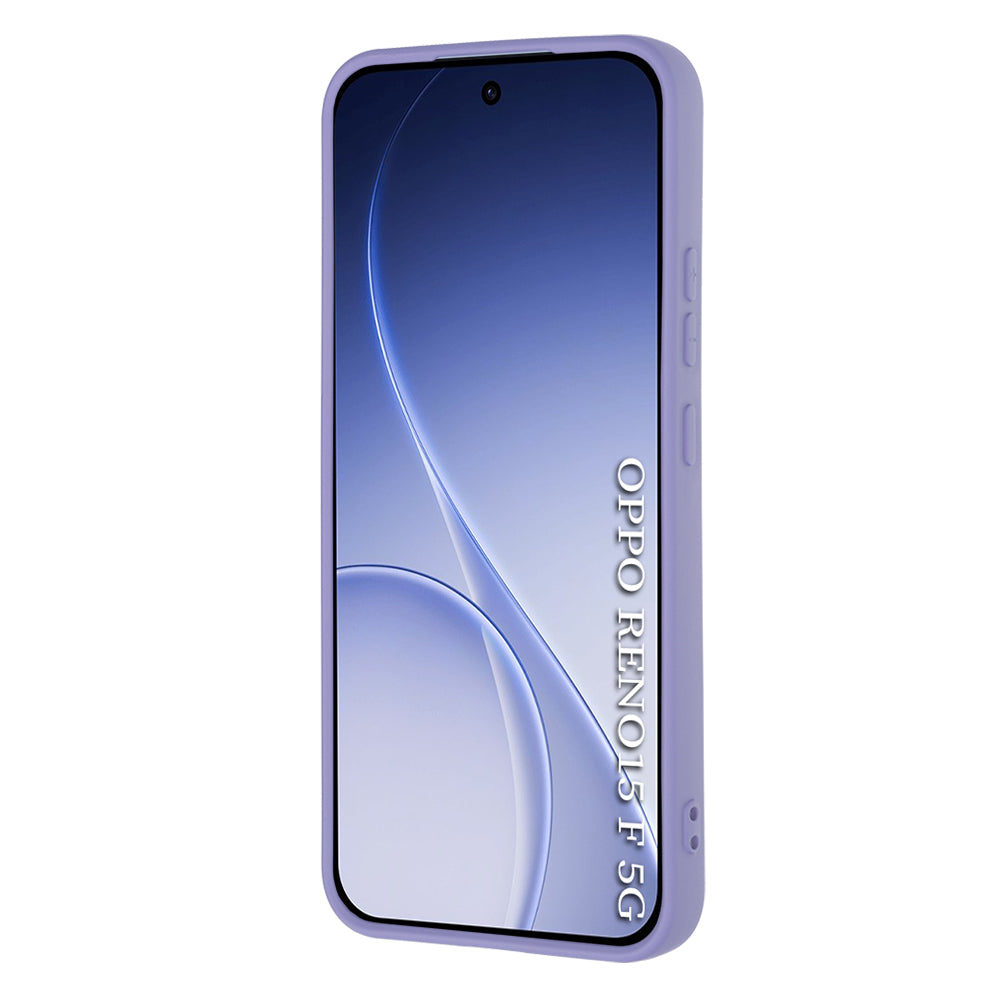 Coque pour Oppo Reno15 FS / Reno15 F, Techsuit, SoftFlex, Violet Clair