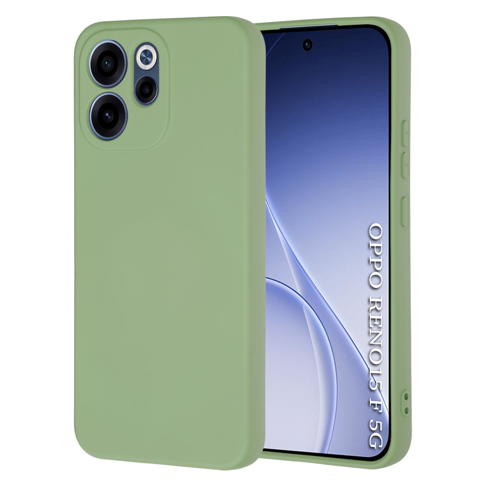 Coque pour Oppo Reno15 FS / Reno15 F, Techsuit, SoftFlex, Vert Clair