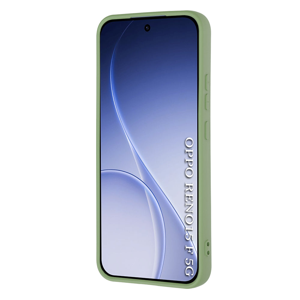 Coque pour Oppo Reno15 FS / Reno15 F, Techsuit, SoftFlex, Vert Clair