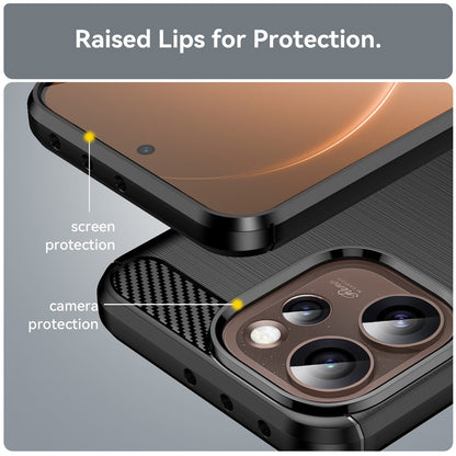 Hülle für Oppo Reno15 Pro Max, Techsuit, Carbon, Schwarz