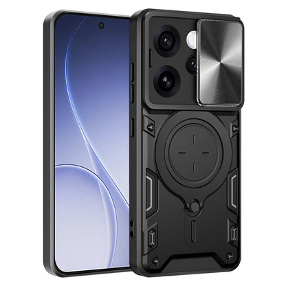 Hülle für Oppo Reno15 Pro, Techsuit, CamGuard Pro, Schwarz
